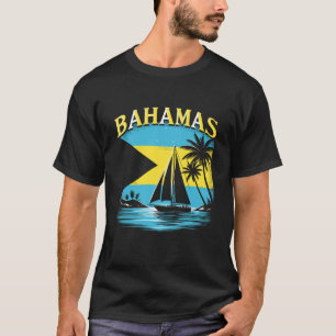 Bahamas Proud Bahamians Flag T-Shirt