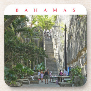 Bahamas Queen's Staircase view coasters