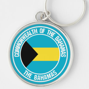 Bahamas Round Emblem Key Ring