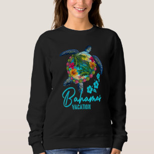 Bahamas Sea Turtle Caribe Family Vacation Group Sweatshirt