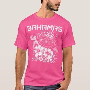Bahamas Sea Turtle Scuba Diving Surfer Souvenir T-Shirt