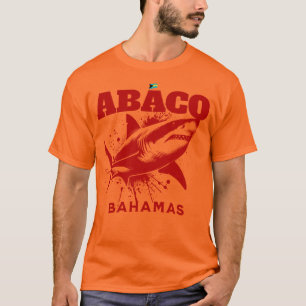 Bahamas Souvenir Gift : Abaco Bahamas Shark Fish T-Shirt