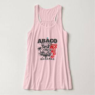 Bahamas Souvenir Gift: Abaco Bahamas Swimming Pigs Singlet