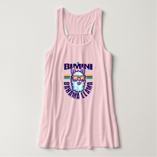 Bahamas Souvenir Gift: Bimini Bahamas Bahama Llama Singlet
