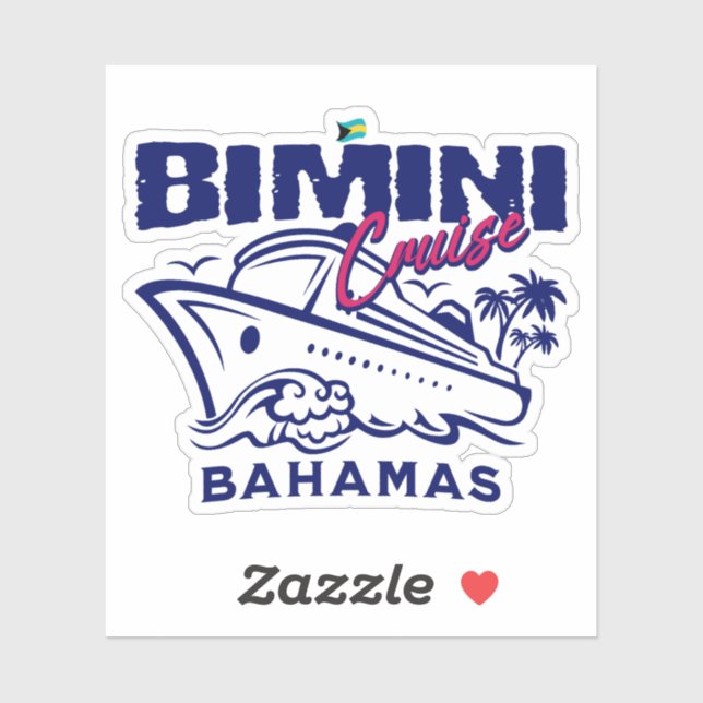 Bahamas Souvenir Gift : Bimini Bahamas Cruise (Sheet)