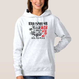 Bahamas Souvenir Gift: Bimini Bahamas Swimming Pig Hoodie