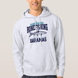 Bahamas Souvenir Gift : Grand Bahama Bonefishing Hoodie
