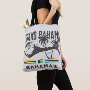 Bahamas Souvenir Gift : Grand Bahama Independence Tote Bag