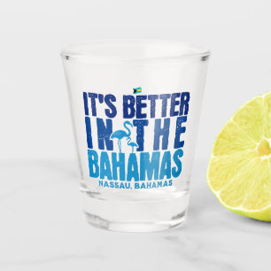 Bahamas Souvenir Gift : Nassau Bahamas Cruise Shot Glass