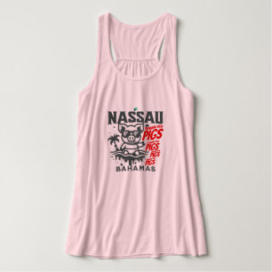 Bahamas Souvenir Gift: Nassau Bahamas Swimming Pig Singlet