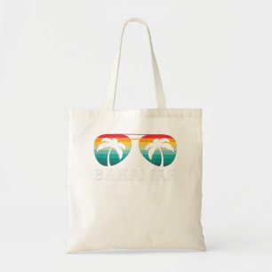 Bahamas Souvenir Retro Sunset Trip Summer Vacation Tote Bag