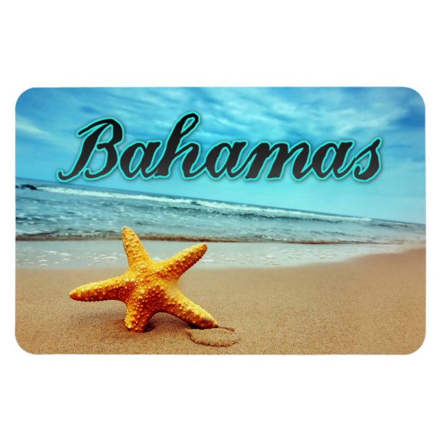 Bahamas starfish magnet (Horizontal)