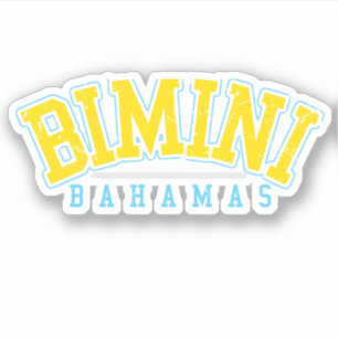Bahamas Sticker Bimini Vacation Bahamian Cruise