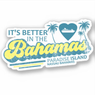 Bahamas Sticker Paradise Island Vacation Cruise