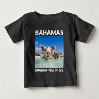 Bahamas Swimming Pigs Exuma Baby T-Shirt