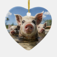 Bahamas Swimming Pigs - Exuma Pig Beach Adventure