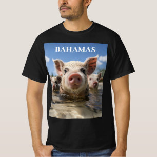 Bahamas Swimming Pigs - Exuma Pig Beach Adventure T-Shirt