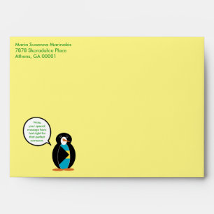 Bahamas Talking Ms Penguin Envelope