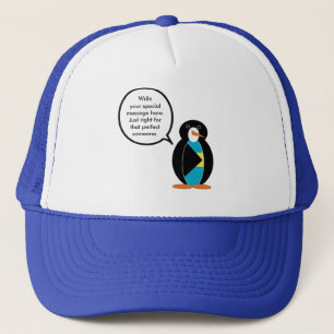 Bahamas Talking Ms Penguin Trucker Hat