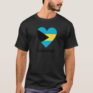 Bahamas Tropical Island Vacation Cute Retro Vintag T-Shirt