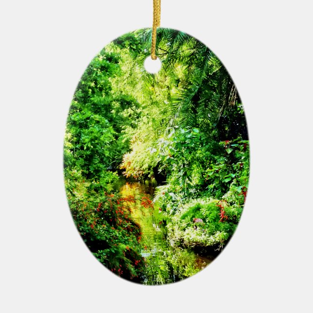 Bahamas - Tropical Paradise Ceramic Tree Decoration (Front)