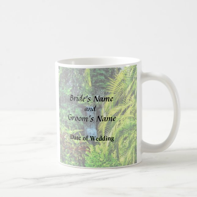Bahamas - Tropical Waterfall Coffee Mug (Right)