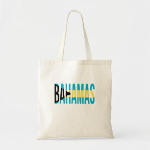 Bahamas Vacation Island Flag Tote Bag