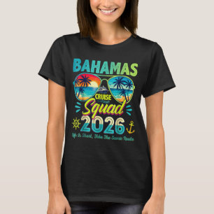 Bahamas Vacation Squad Family Friends Artwork T-Shirt