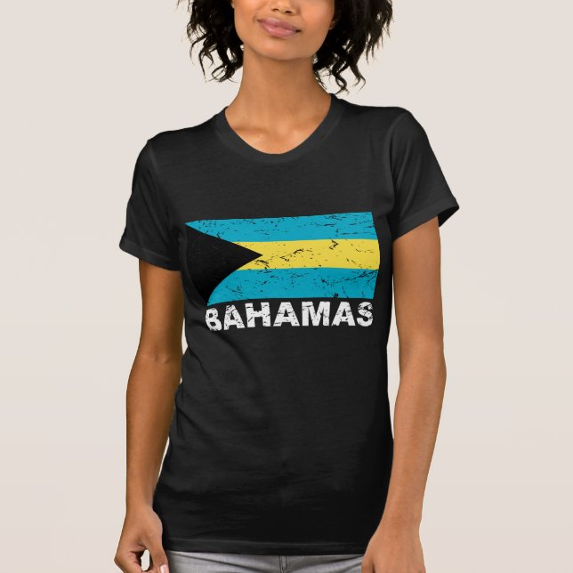 Bahamas Vintage Flag T-Shirt (Front)