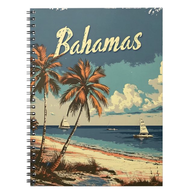 Bahamas Vintage Notebook (Front)