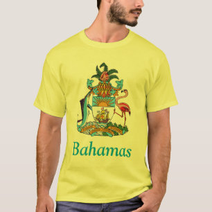 Bahamas with Coat of Arms (Island Paradise) T-Shirt