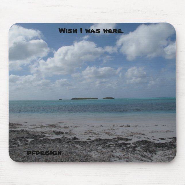 Bahamian Beach Mouse Pad (Front)