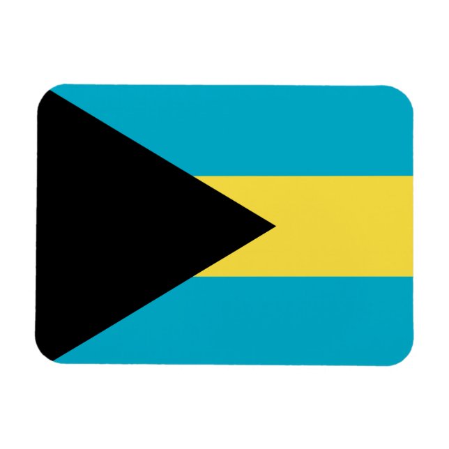 Bahamian Flag Magnet (Horizontal)
