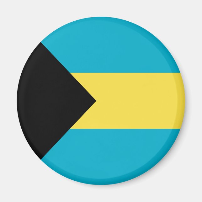 Bahamian Flag Magnet (Front)