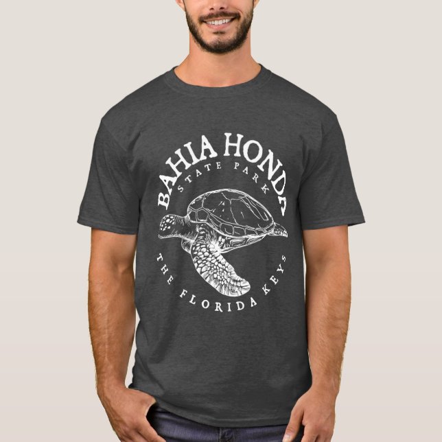 Bahia Honda State Park Florida Keys Loggerheadurle T-Shirt (Front)