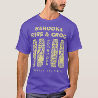 Bahooka Ribs & Grog - Rosemead, CA - Vintage Tiki T-Shirt