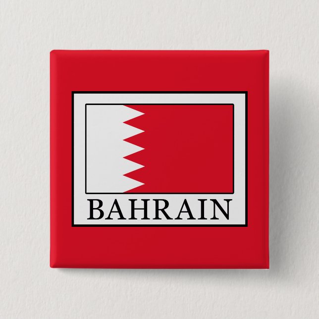 Bahrain 15 Cm Square Badge (Front)
