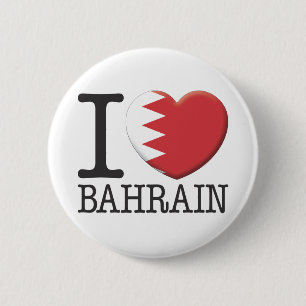 Bahrain 6 Cm Round Badge