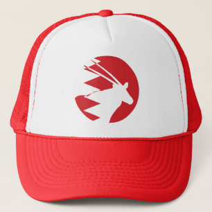 Bahrain Arabian oryx Bahraini National Animal Flag Trucker Hat