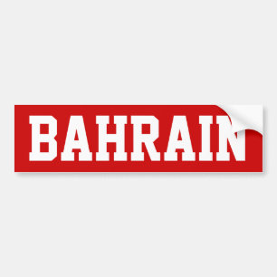 Bahrain Bumper Sticker