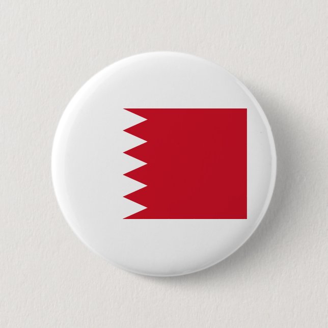 bahrain flag 6 cm round badge (Front)