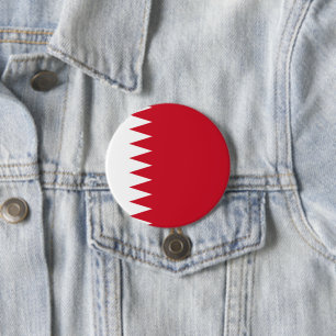 Bahrain flag 7.5 cm round badge