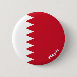 Bahrain Flag Charming Patriotic Button