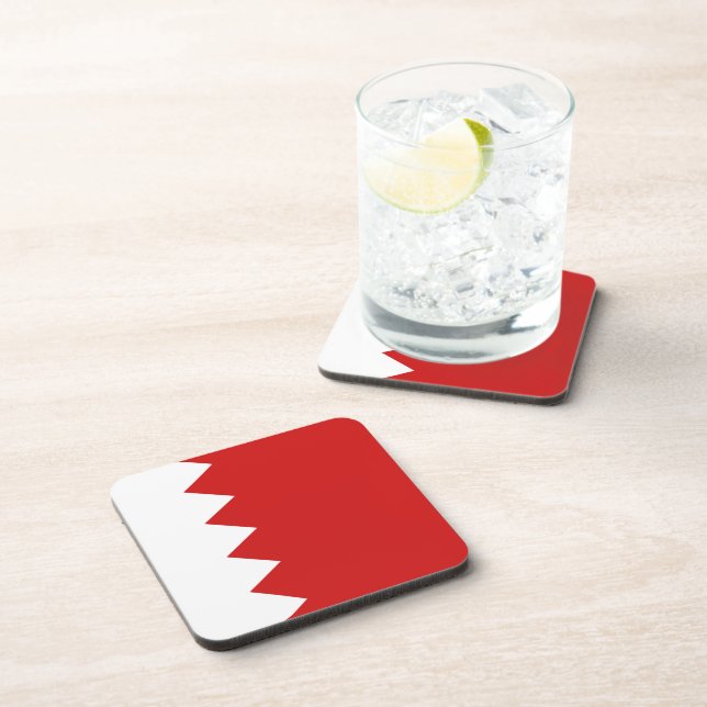 Bahrain Flag Coaster (Right Side)