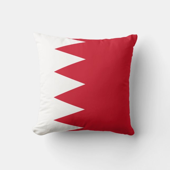 Bahrain Flag Cushion (Front)