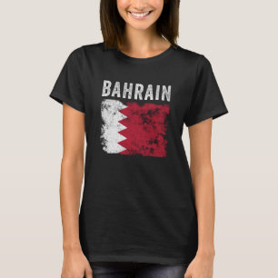 Bahrain Flag Distressed Men Women Kids Bahraini Fl T-Shirt