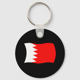 Bahrain Flag Keychain