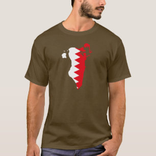 Bahrain flag map T-Shirt