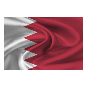 Bahrain Flag Photo Print
