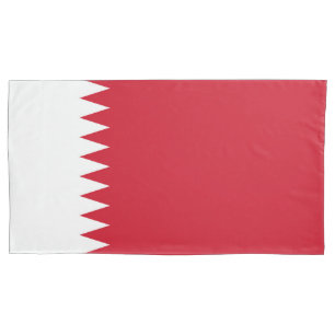 Bahrain flag pillowcase